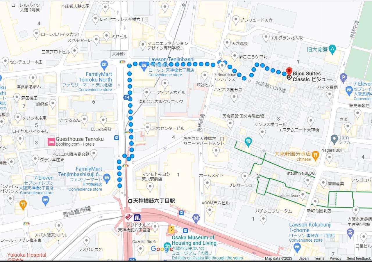 Bijou Suites Classic Osaka Ngoại thất bức ảnh